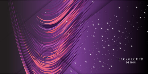 Obraz premium Speed lights effect background abstract in black and purple colors