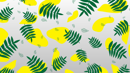 Abstract leaf nature shape and garden on background.