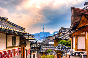 Bukcheon hanok village, Seoul, South Korea.