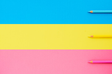 ポップな色鉛筆