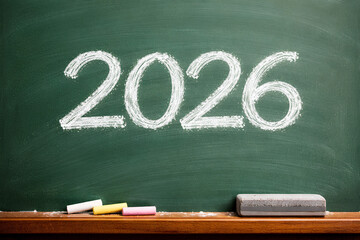 school board with chalk