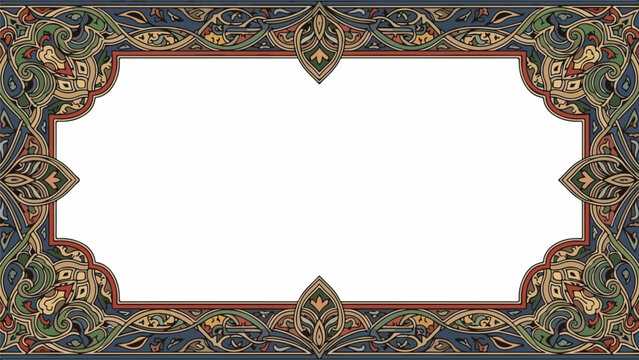 Ornate frame with intricate floral patterns