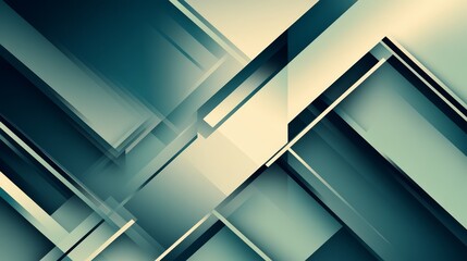 Fototapeta premium Abstract geometric background with dynamic intersecting lines and bold square patterns modern digital art wallpaper design.