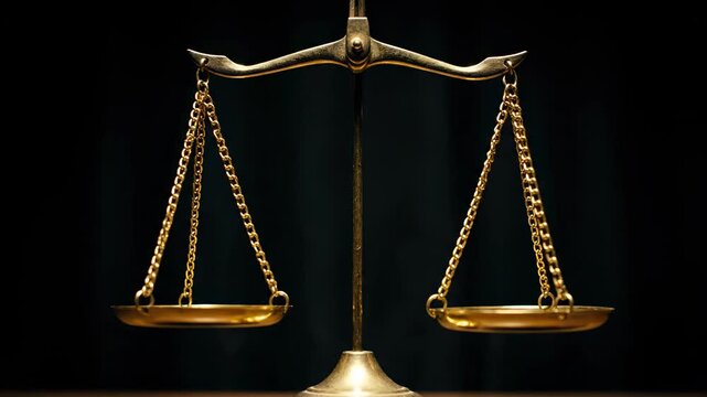 Scales of Justice - Symbol of Fairness and Legal Balance.