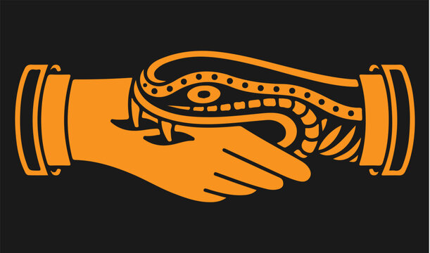 traditional tattoo design set illustration