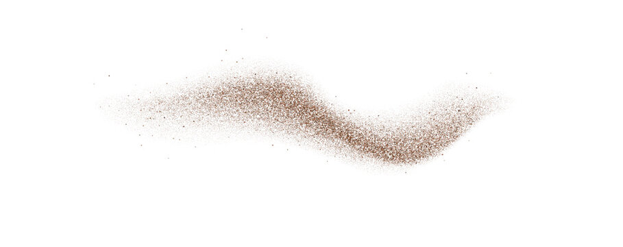  coffee cocoa or chocolate powder particles and speckles