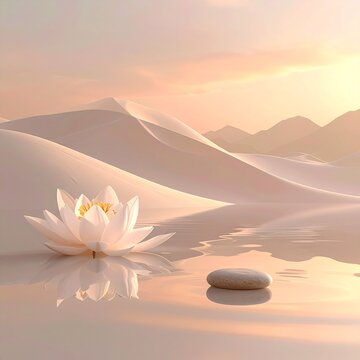 Desert Lotus Serenity