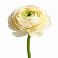 White Ranunculus Flower