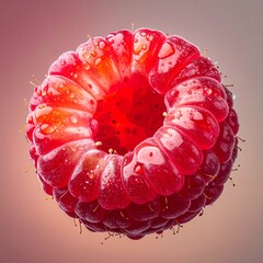 Fresh Raspberry Macro