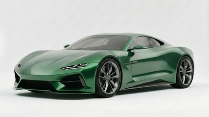 Fototapeta premium Futuristic Sports Car Concept Design