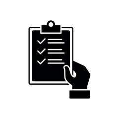 Obraz premium Icon a management control shield with security check, isolated against a clean background.