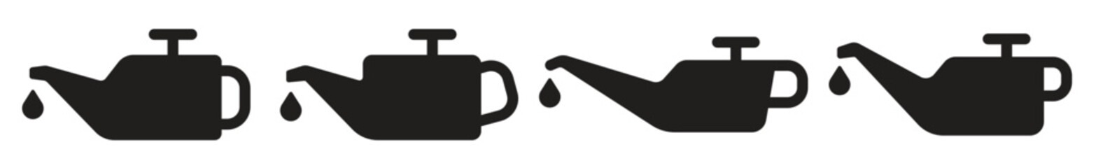 Fototapeta premium change engine oil icon isolated on white background