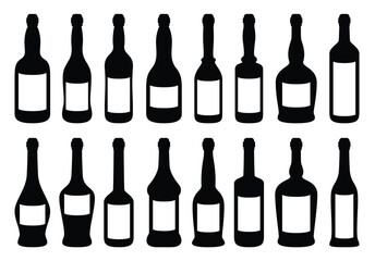 glass bottle vector design illustration isolated on white