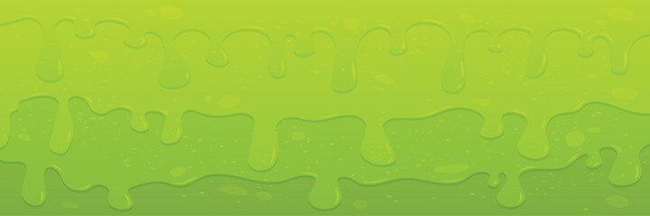  flowing green sticky liquid slime drips and flowing  © Samgf