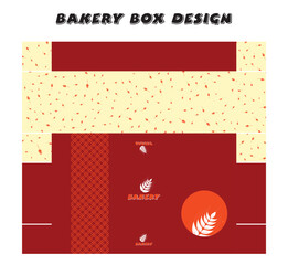Bakery Box Packaging Template Design