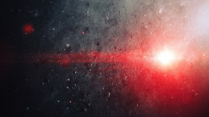 Stunning Abstract Cosmic Background with Bright Starburst Effects, Grunge Texture, and Deep Dark Space Elements for Creative Design Projects