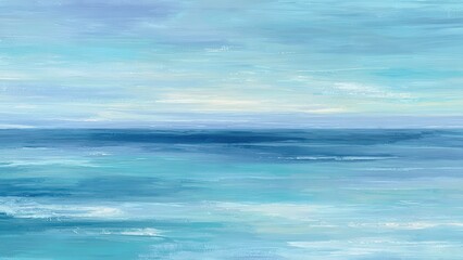やさしいタッチの海をイメージした抽象背景素材