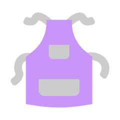 Barber Apron Vector Flat Icon Design