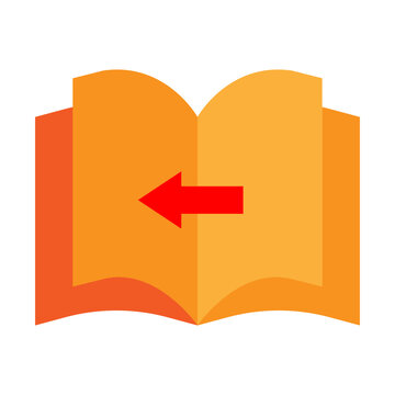 Flipbook Vector Flat Icon Design
