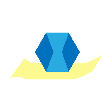 Paperweight Vector Flat Icon Design