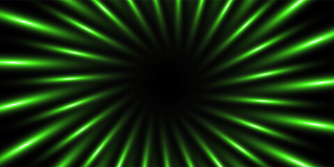 Obraz premium Abstract neon technology background, glowing lines diagonal striped green neon background vector for presentation products or website background EPS 10