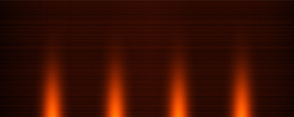 Brushed metal texture background, shiny lustrous orange metallic pattern 3d background.