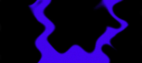 Abstract Glowing Purple Lines on Black Background