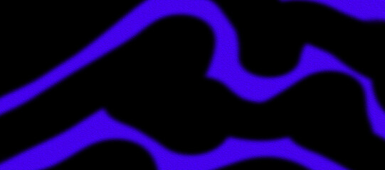 Abstract Glowing Purple Lines on Black Background
