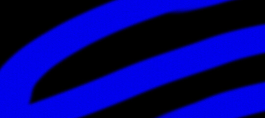 Abstract Blue Wavy Lines on Black Background