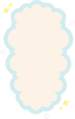 Cloud Text Box Graphic