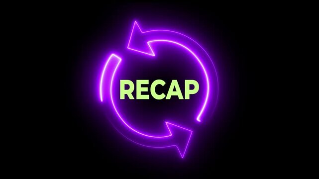 2025 Recap economy, business, financial concept. Business planning in 2026. Motion graphics of financial recap idea. 4k graphics animation.