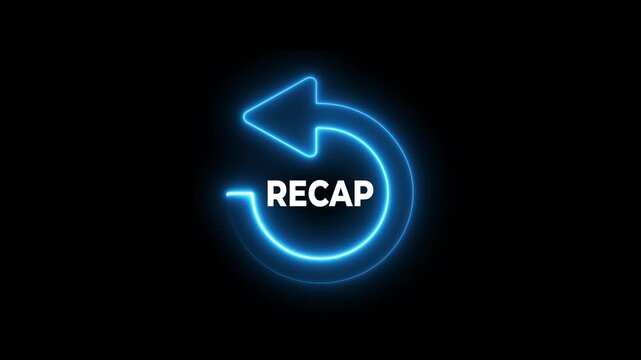 2025 Recap economy, business, financial concept. Business planning in 2026. Motion graphics of financial recap idea. 4k graphics animation.