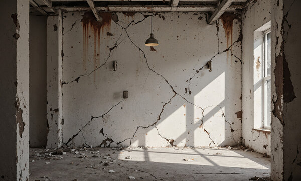 The Planned Obsolescence - A beautiful, sleek, minimalist product showroom, but everything is designed to decay. The walls of pristine