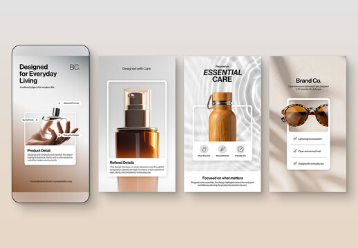 Ad Creative Template for Social Media Ads & Product Feature Highlight, Product Showcase Advertisement Template