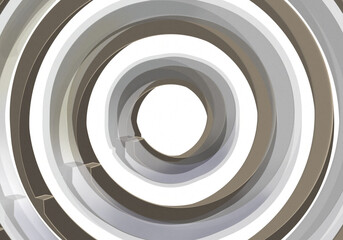 Chic monotone and sepia spiral, sophisticated luxury abstract background