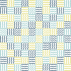 北欧風の抽象的なシームレスパターン