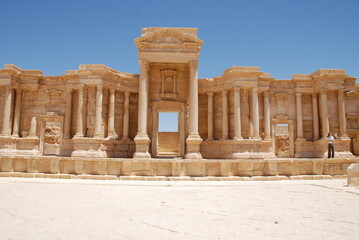 Obraz premium Temple in Palmira, Syria