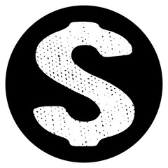 Dollar Icon Black Circle Currency Money Symbol Png