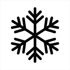 snowflake crystal silhouette vector icon set, black color and white background.
