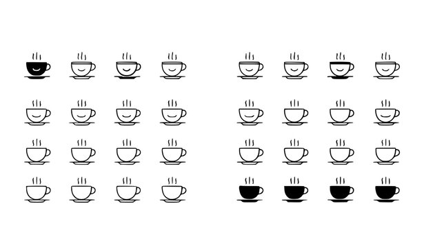 Minimal Java Icon Collection in Filled Outline Line and Stroke Vector Styles