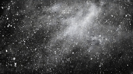 Obraz premium Dark Grungy Textured Background with White Speckles