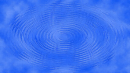 Rippling Blue Water Surface Abstract Background with Concentric Circles graphic design