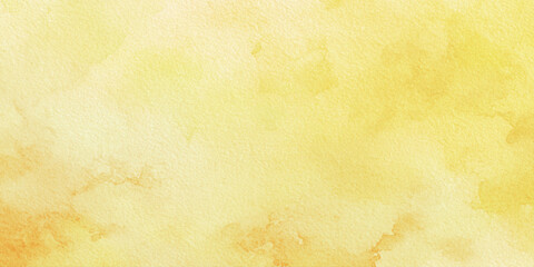 Obraz premium abstract yellow watercolor background a distressed paper effect, making it ideal for greeting cards, artistic wash effect for web and print design.