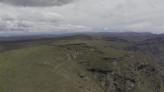 Aerial, Mafika Lisiu Pass, Lesotho