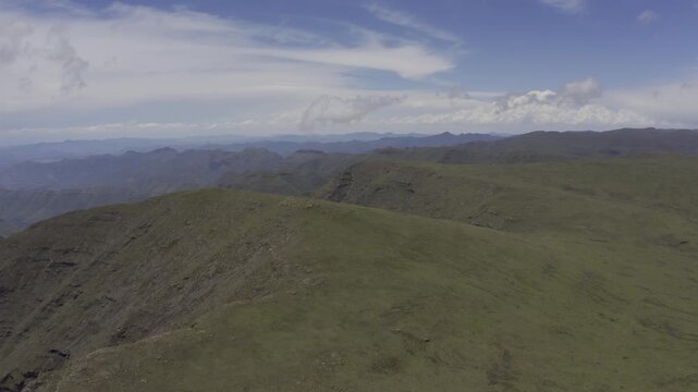 Aerial, Mafika Lisiu Pass, Lesotho