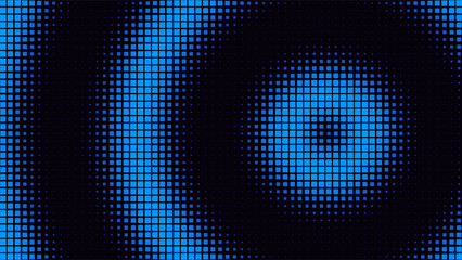 Abstract Square Matrix Halftone Geometric Vector Background