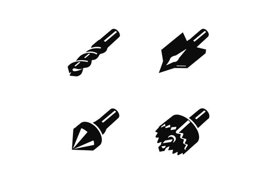 Drill Bits Collection Icon