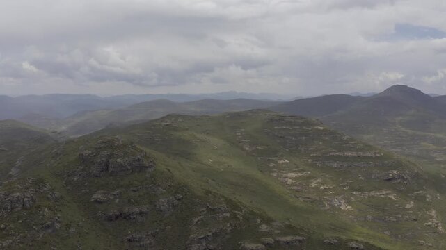 Aerial, Alpine Area, Lesotho West