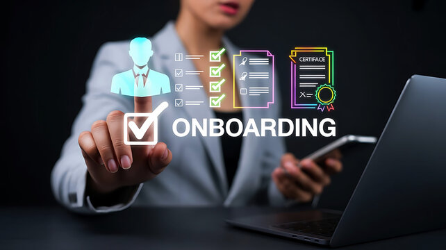 Employee onboarding process digital HR recruitment management system