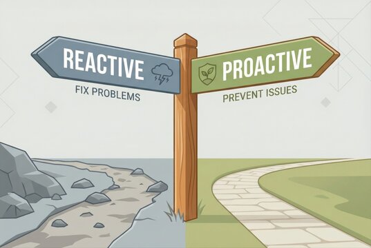Exploring the Dichotomy of Reactive and Proactive Approaches in Problem Solving Frameworks Representing Pathways to Success and Sustainable Practices